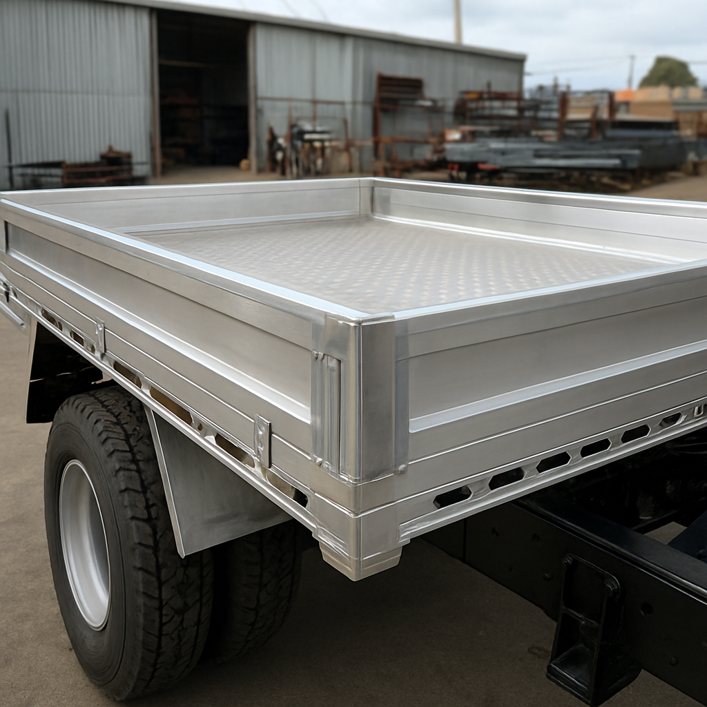 Custom aluminium flatbed truck tray body